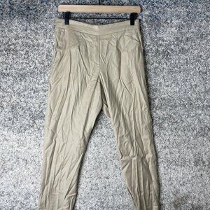 Babaton Pants Womens 6 Beige Linen Blend Trousers Relaxed Lightweight‎ Aritzia